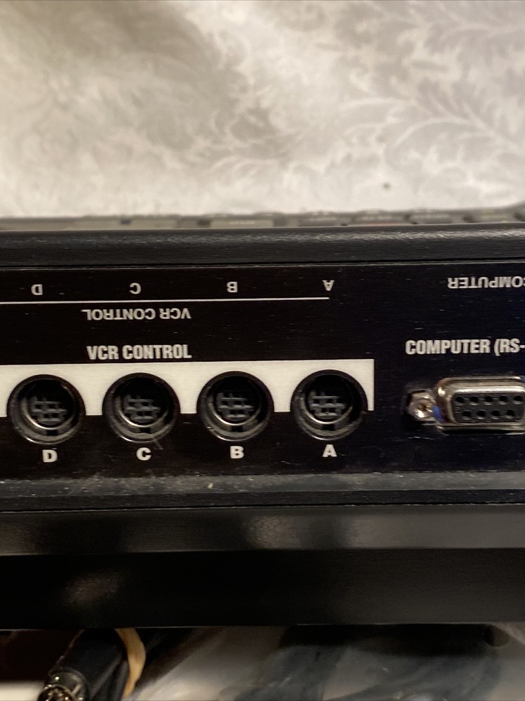 Videonics Edit Suite AB Roll Edit Controller Video Editing Equipment Powers On