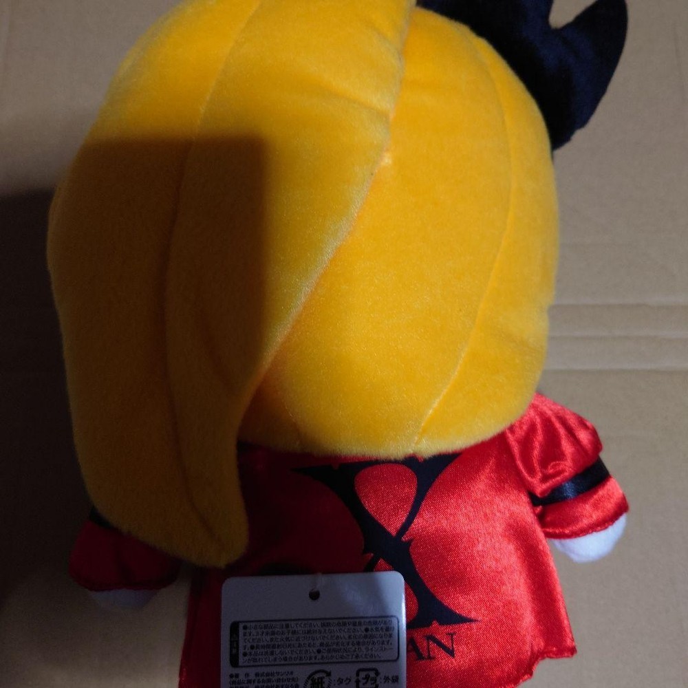 Hello Kitty Plush Toy X JAPAN Collaboration Yoshikitty