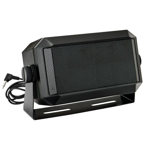 Rectangular External Communications Speaker/CB Radio Speaker for Ham Radio,