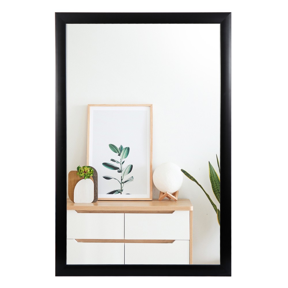 2PCS Bathroom Rectangular Wall Mounted Mirror PS Frame Vanity Mirror 24" x 36"