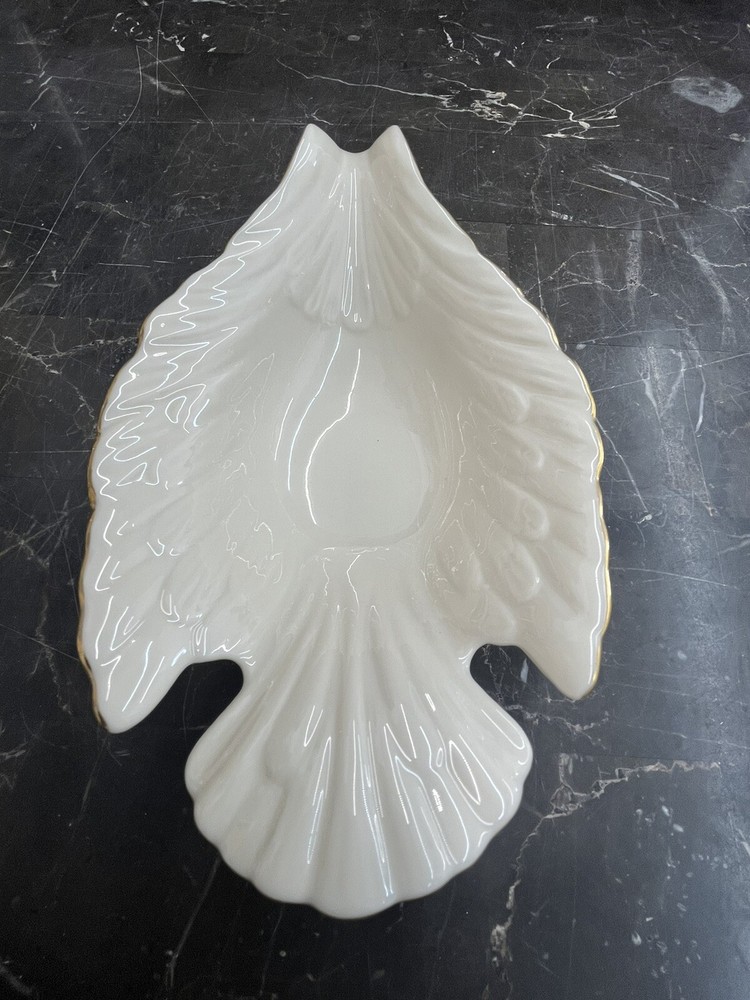 8” LONG LENOX FISH CANDY/NUT DISH MADE IN USA