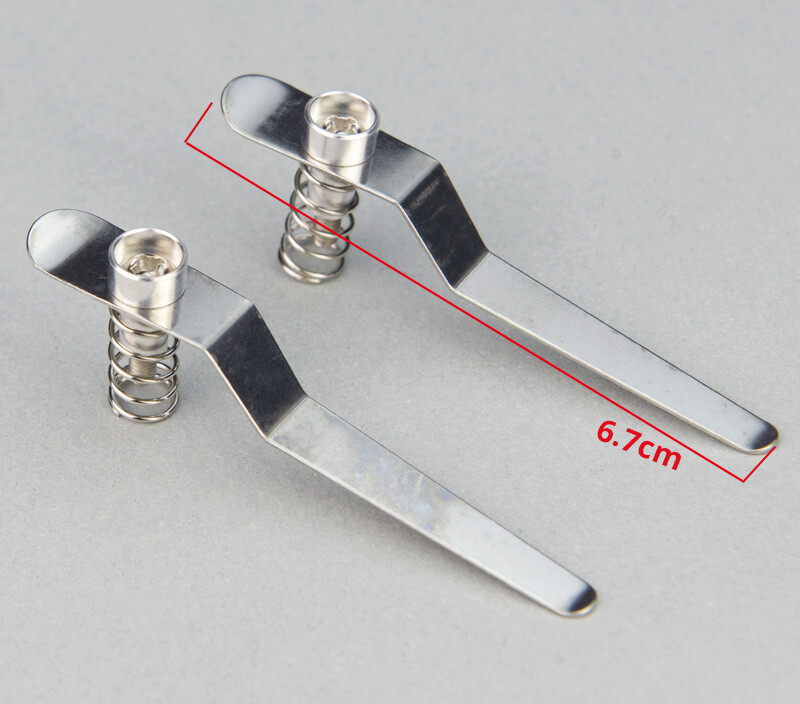 A Pair Biological Stereo Microscope Working Stage Specimen Presser Slice Clips