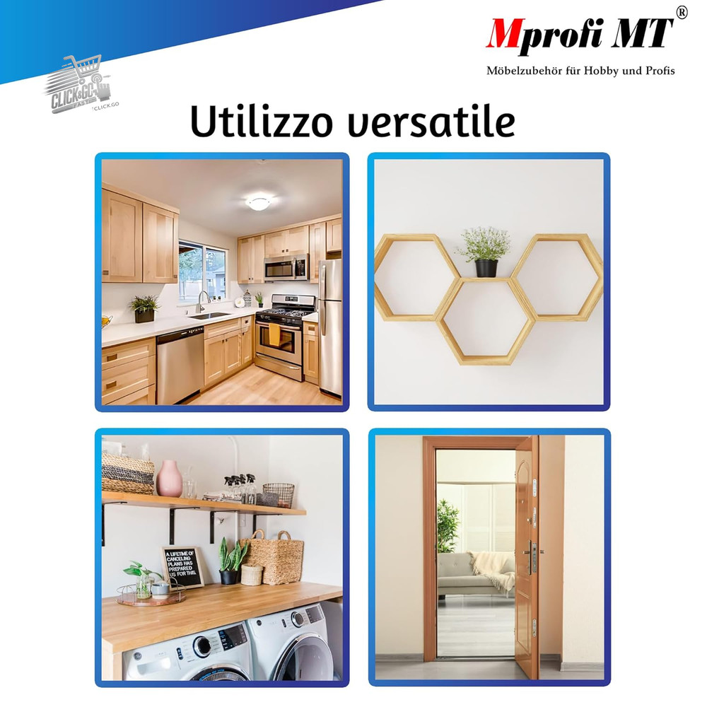 ® - Maple Effect Edge | 22mm X 50M | Easy to Apply | Mel Kitchen Edge