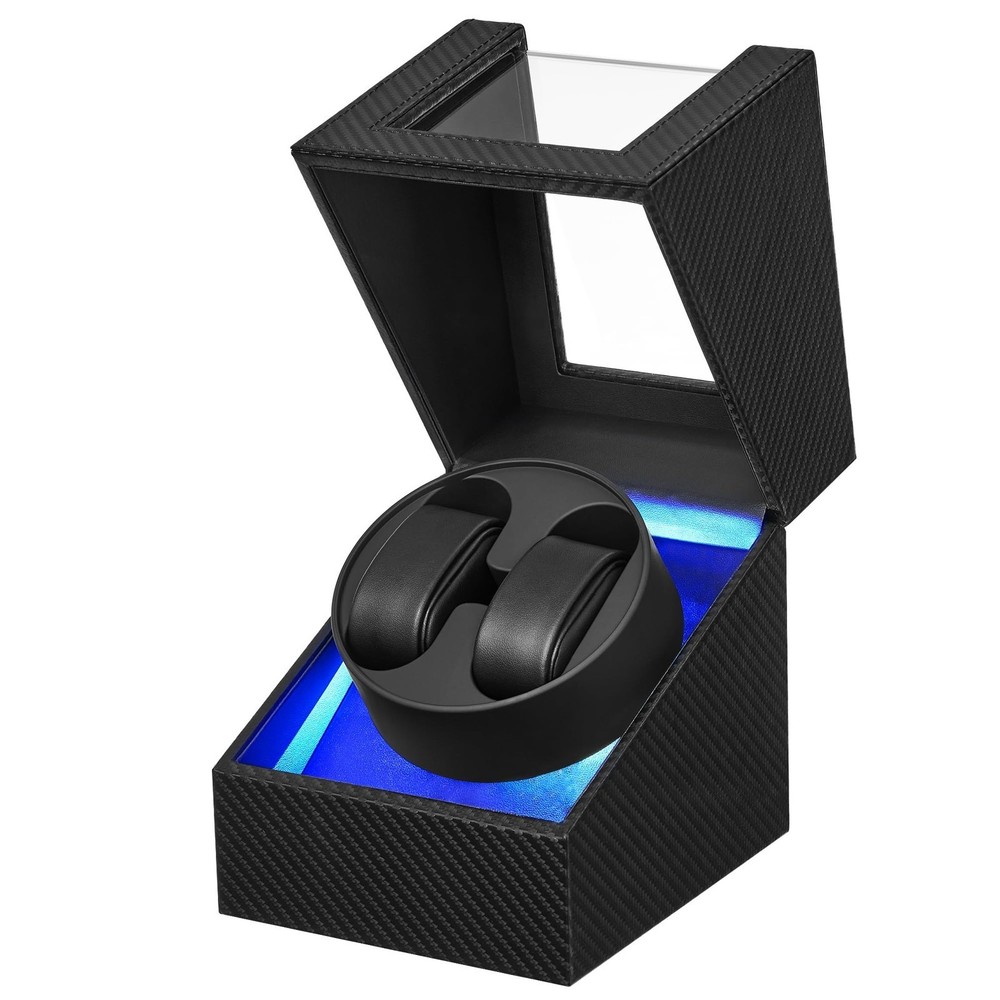 Watch Winder for Automatic Watches, Led Light 4 Modes, Automatic Watch Winder