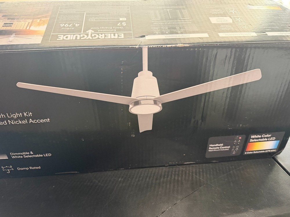 ALTITUDE SOLO 52" INDOOR OUTDOOR FAN WITHE LIGHT KIT REMOTE