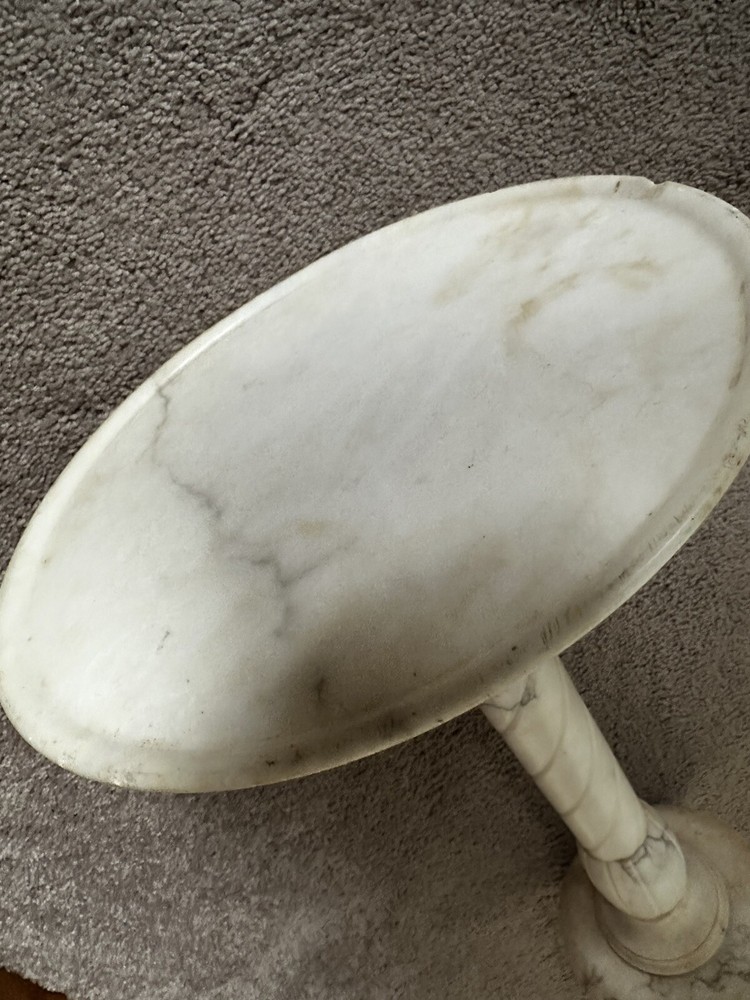 Vintage Marble Planter Stand