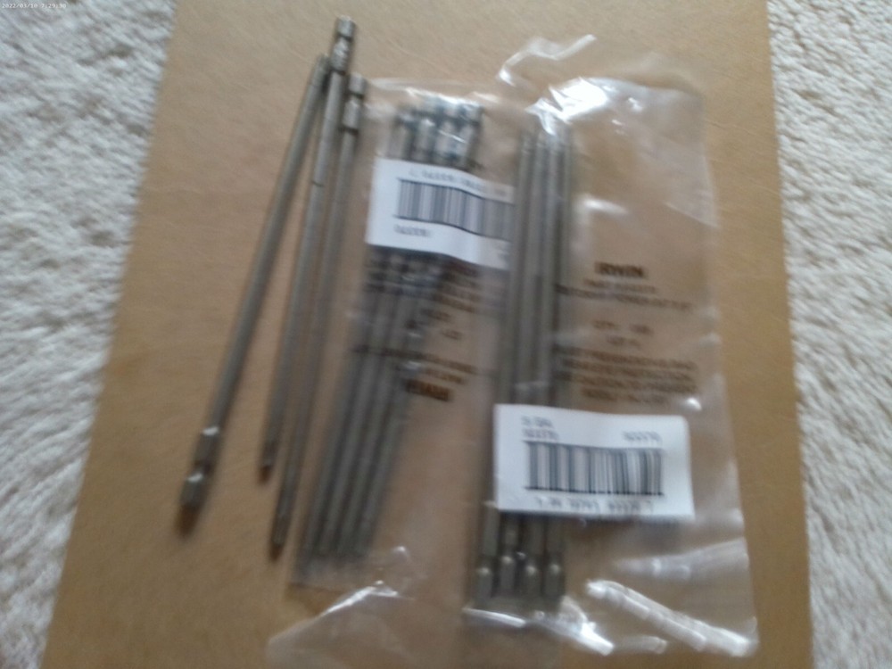 ELEVEN !!! Irwin T25 x 6"  Torx Power Bits 93370