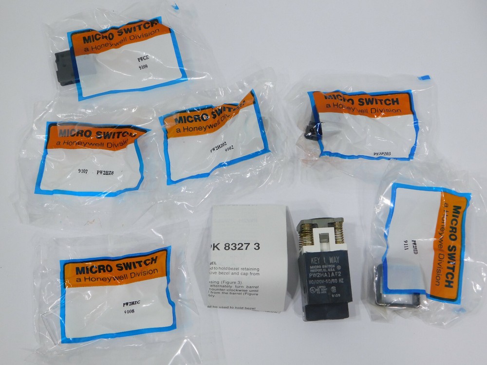 Honeywell Microswitch Kit PW2HC8DF2E Pushbutton Pilot Light White PW2HA1AF2
