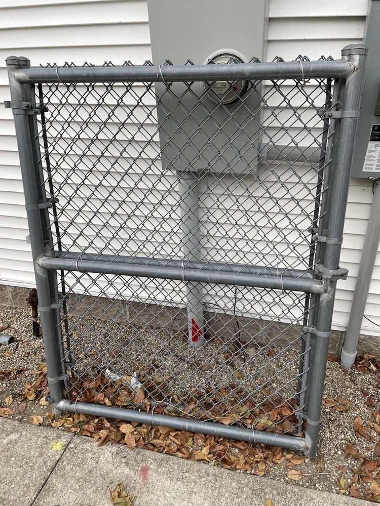 Chain Link Fence Dual Swing Gate