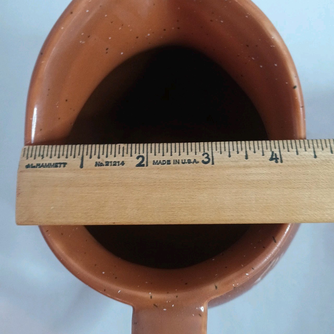 Cook's Bazaar Gourmet Collection Gingerbread Boy, Girl Speckled Glazed Pitcher