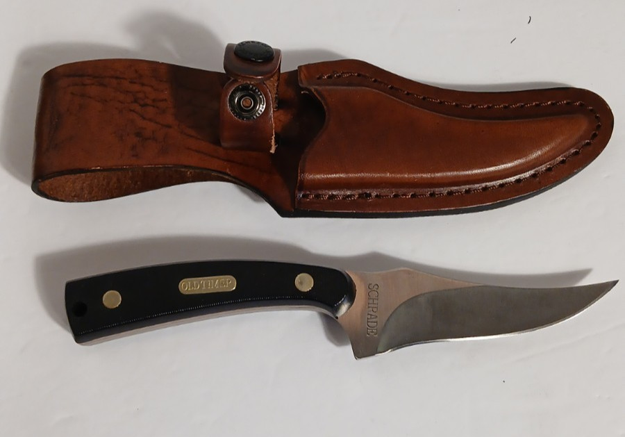 Old Timer 152OT Sharpfinger Fixed Blade Knife w/Box EUC