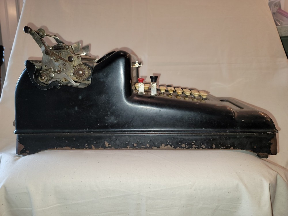 Antique 1920's Working Burroughs Class 3 Adding Machine