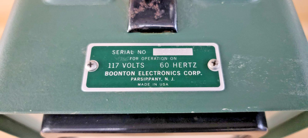 Boonton Electronics 91C RF Voltmeter AS IS (Powers ON)