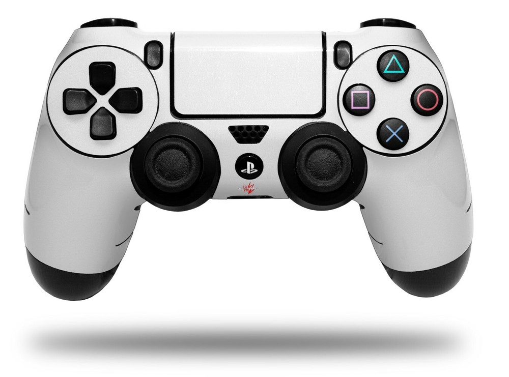 Skin for Playstation 4 Sony PS4 Controller Solids Collection White