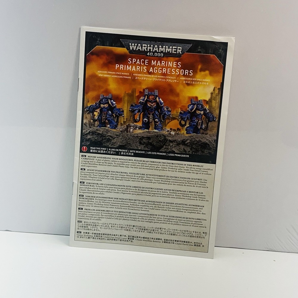 Warhammer 40k Space Marines Primaris Aggressors Assembly Guide Instructions