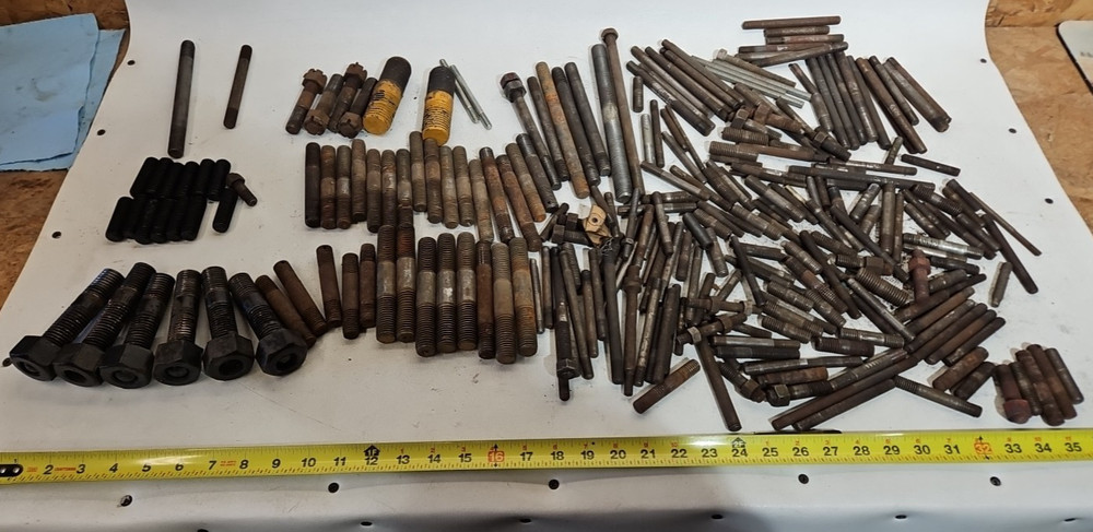 Stud Bolts Old Engine Steam Hit Miss