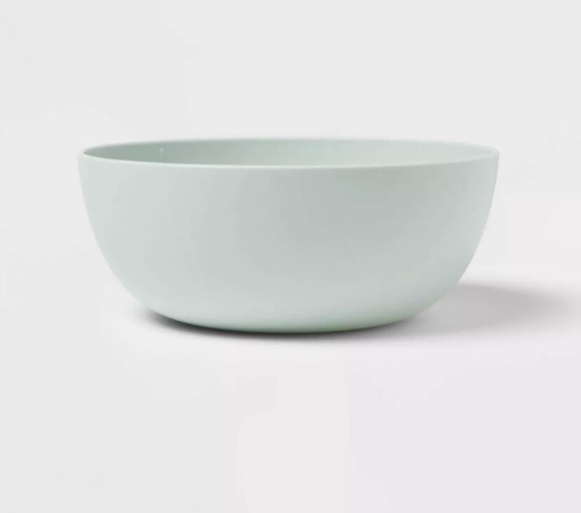 Room Essentials Set Of 4 Mint Green37 oz. Plastic Dining Cereal Bowl 200-05-0028