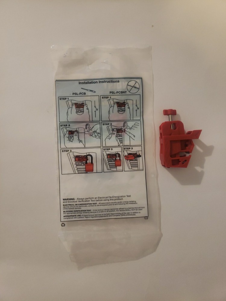 Panduit PSL-PCBNT No-Tool Circuit Breaker Lockout Device