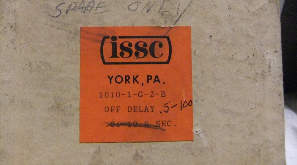 ISSC Timer Off Delay 1010-1-G-2-B .5-100