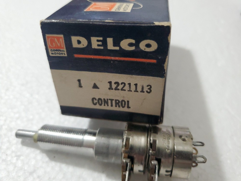 DELCO Control Volume Tone Switch Part #1221113 - Potentiometer