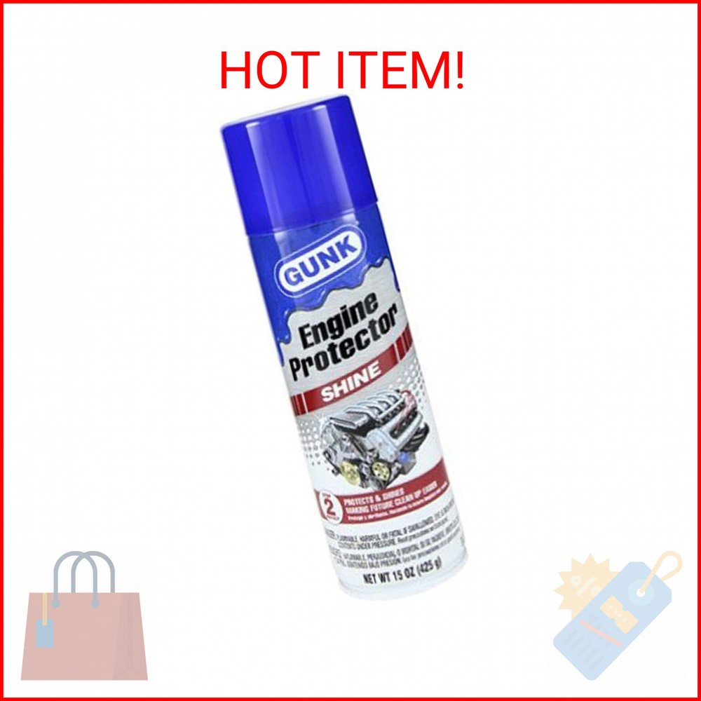 GUNK CEB1 Engine Shine Protector and Detailer, 15 Oz