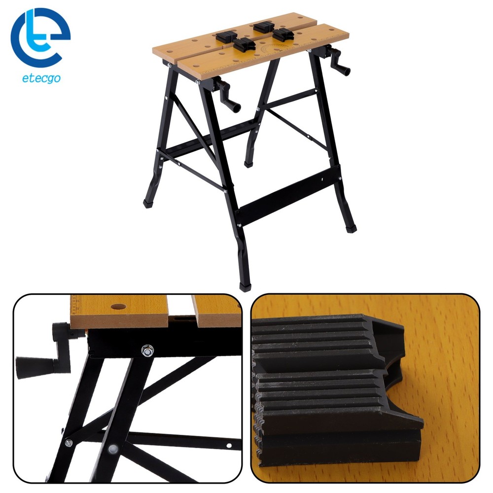 Workbench Multi-Purpose 220Lbs Foldable With Measuring Ruler & Protractor