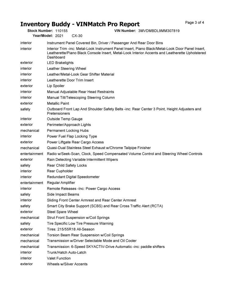 Camera/Projector Front View Camera Windshield Mounted Fits 19-23 MAZDA 3
