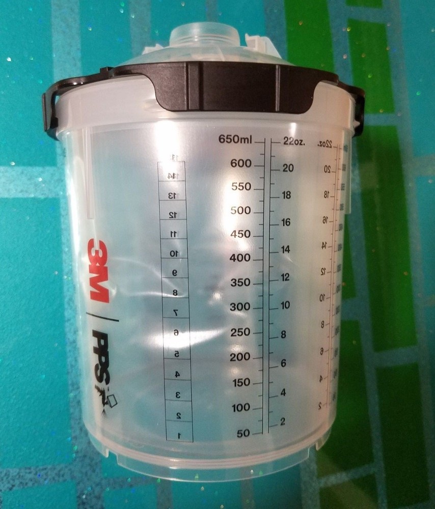 3M PPS 2.0 Starter Kit Large Size Hard Cup plus 8 Lids and Liners