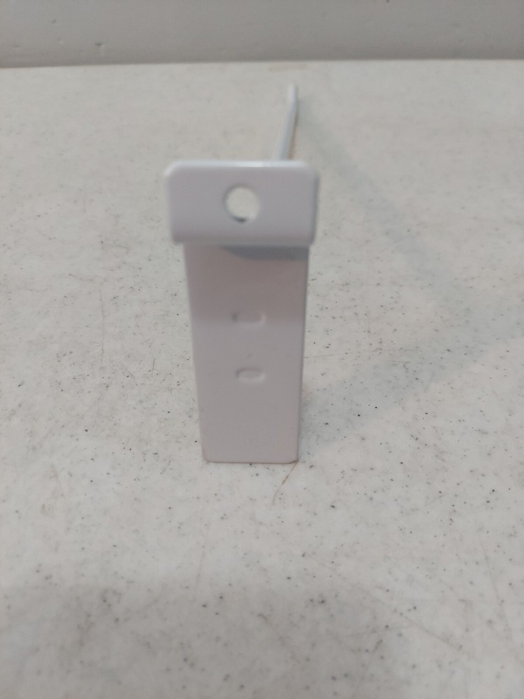 12 8" White Slatwall Hooks