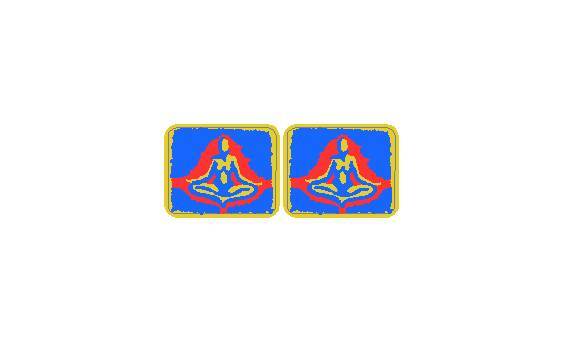 Bally Elektra Pinball Machine Spinner Decal Set