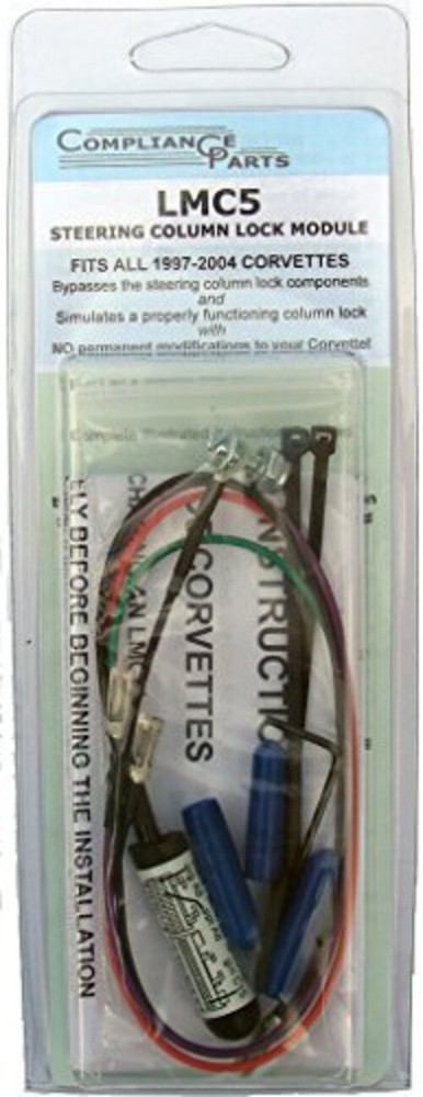 - C5 Corvette steering column lock bypass module Black LMC5 Module
