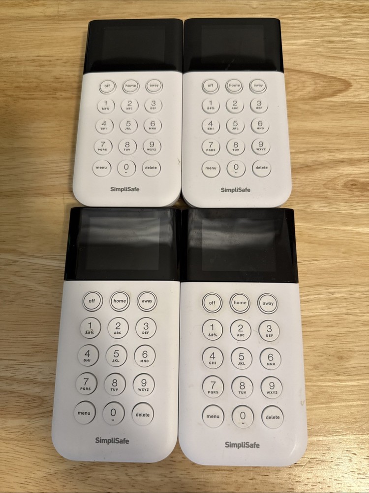 4 x SimpliSafe Keypads SSKP3