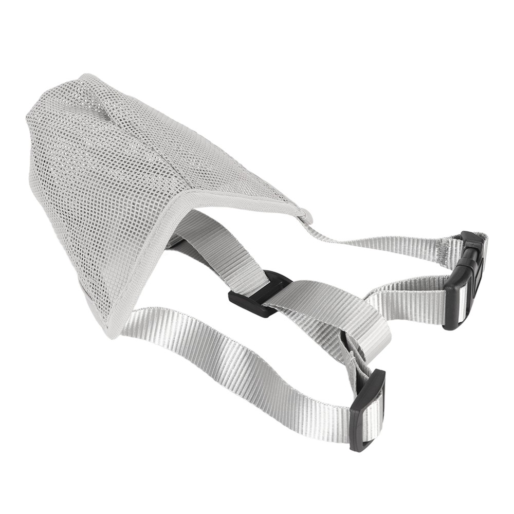 Dog Muzzle Breathable Adjustable Prevent Biting Chewing Pet Mesh Muzzle