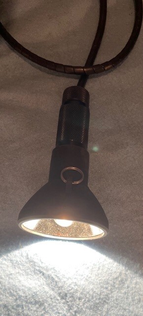 Ikelite underwater dive light with NiCad battery pack