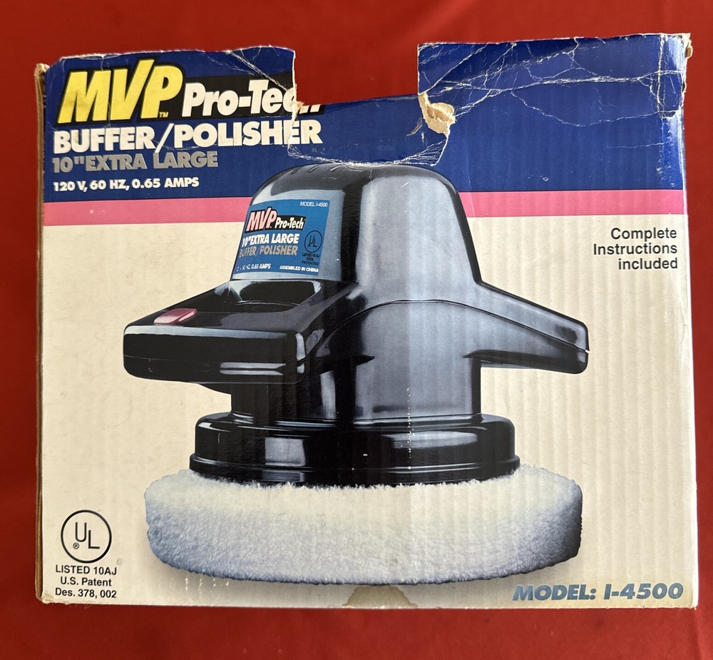 Buffer Polisher MVP ProTech 10" Extra Large Model I-4500 120 V Waxing Tool