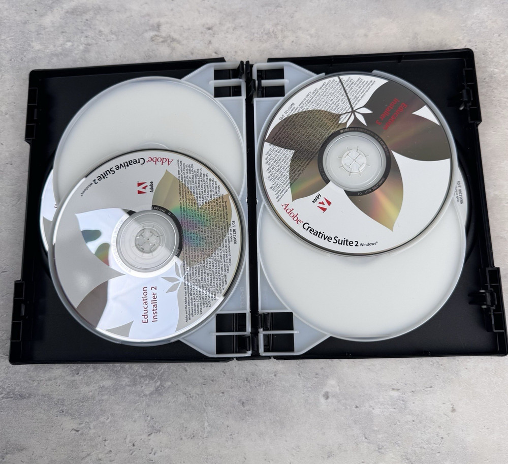 Adobe Creative Suite® 2 Premium Full Version For Windows 6 Discs Complete