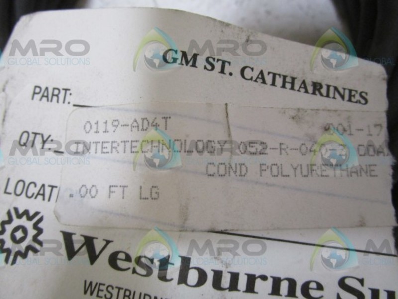 INTERTECHNOLOGY 052-R-040-Z CABLE NSNP