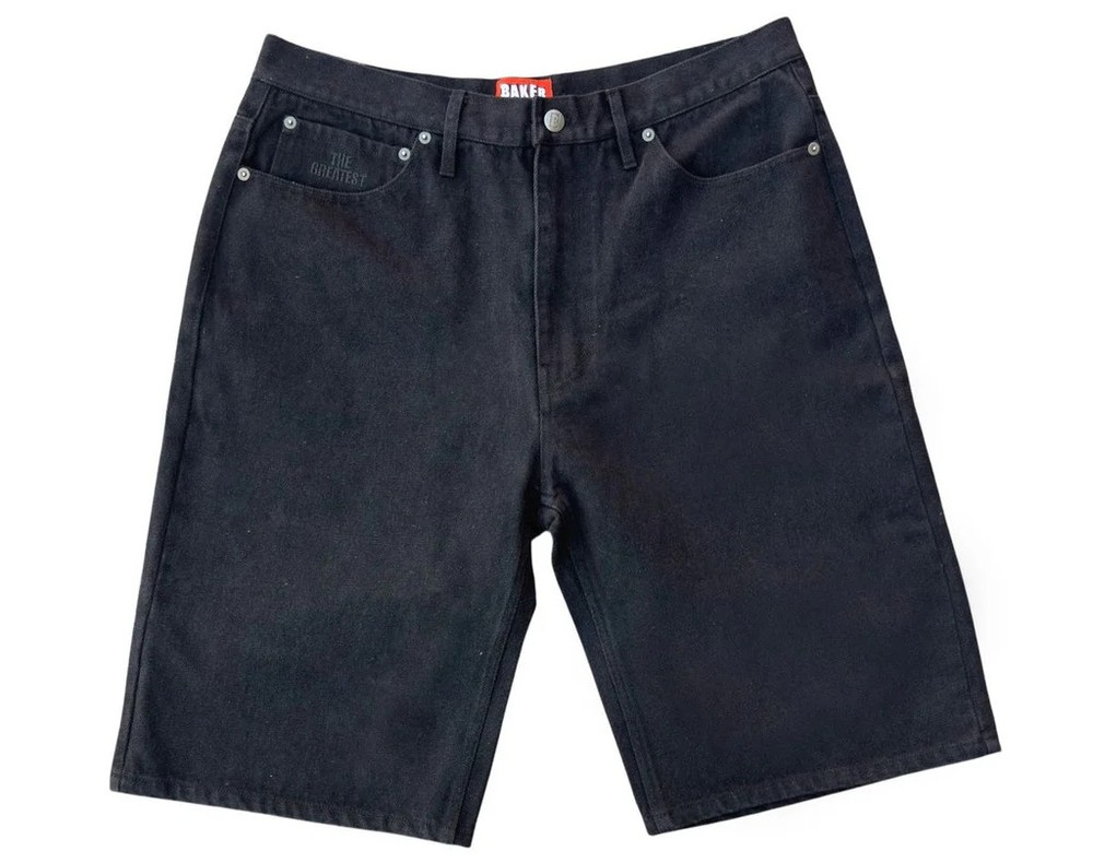BAKER WARNER BLACK DENIM SHORTS