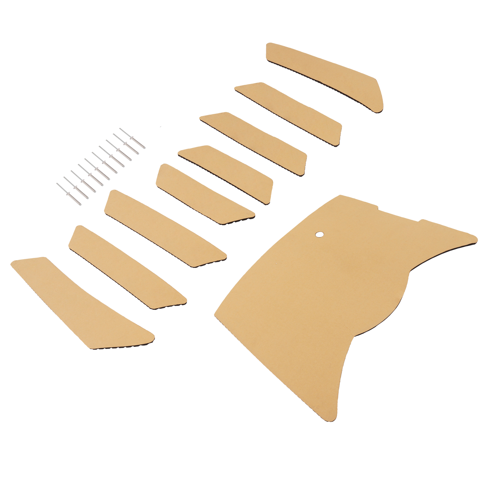 Black Plastic EVA Traction Mats Foot Pads For Yamaha VX VX1100 Cruiser 2005-2009