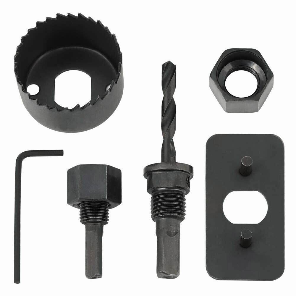 US 16 Set Hole Saw Cutter Set 3/4" - 5" Wood Plastic Sheet Metal Drill Bit Kit