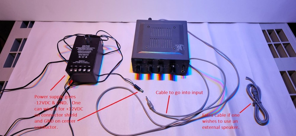 Active Audio Filter & accessories