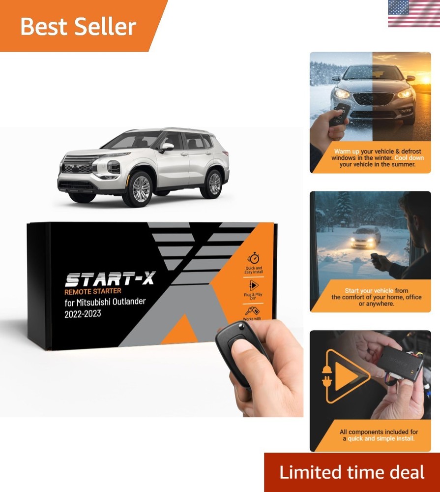 Effortless Remote Start for Mitsubishi Outlander 2022-2023, Zero Wire Splicing