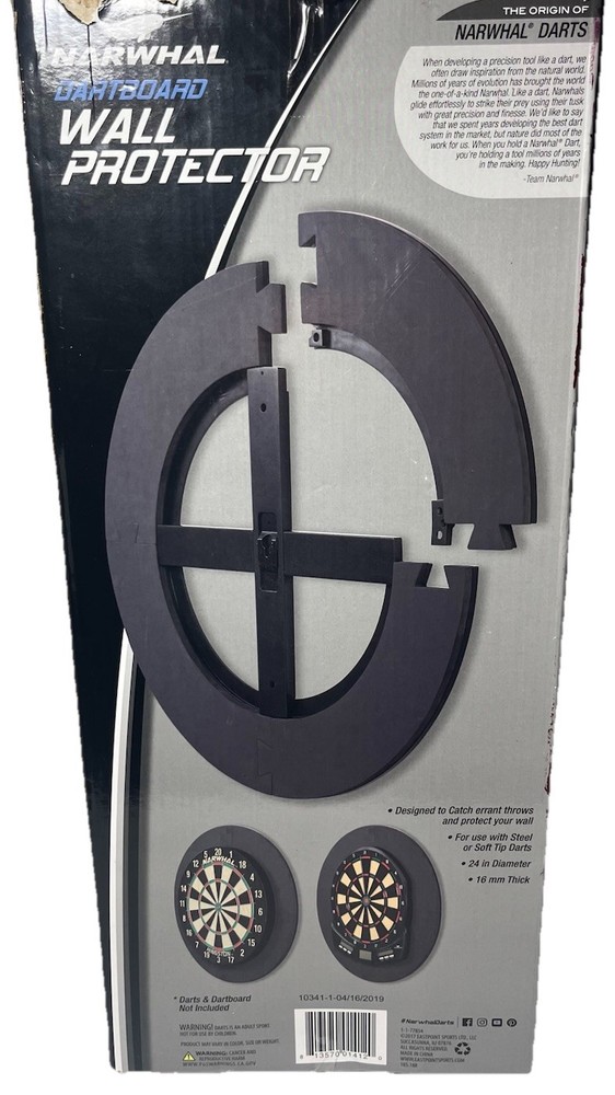 Narwhal Dartboard Wall Protector
