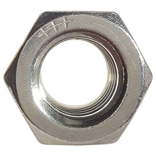 Nylon Insert Hex Lock Nuts - #12-24 (100-Pack) Stainless 12-24 (100 Pack)