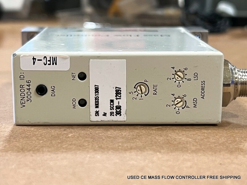 USED CE MASS FLOW CONTROLLER FREE SHIPPING