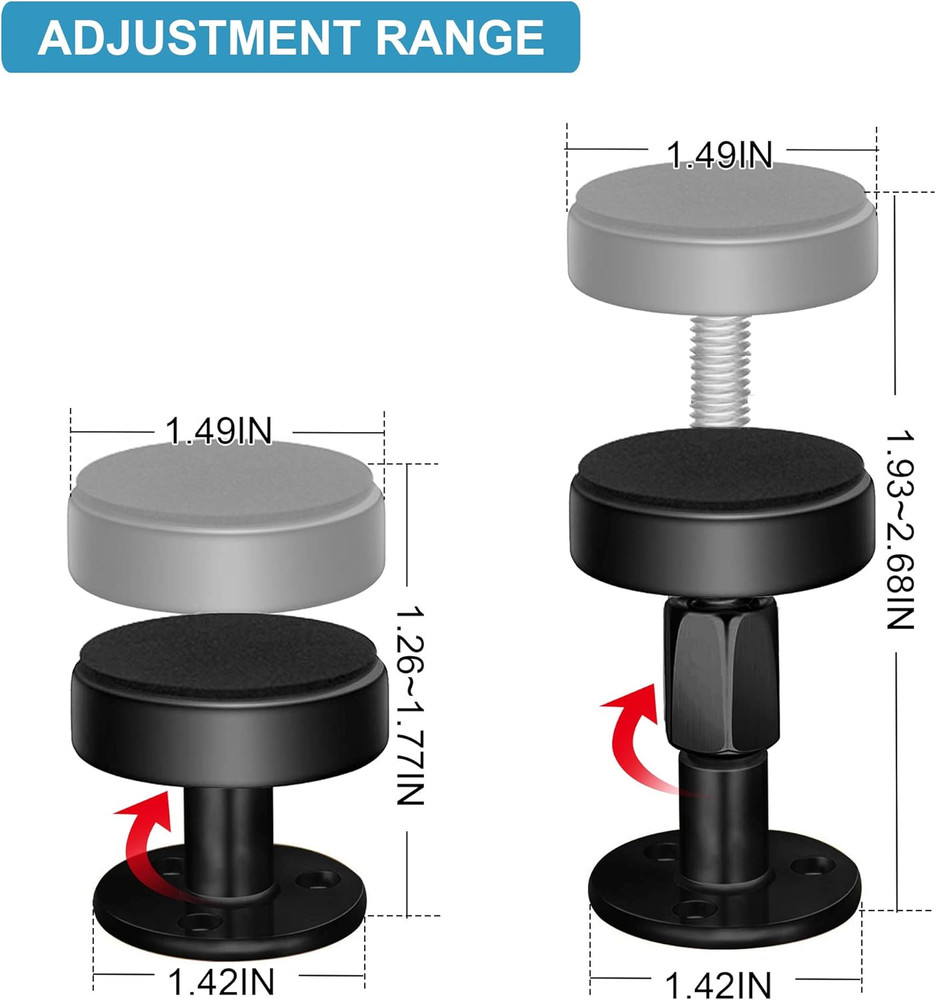 Adjustable Threaded Bed Frame Anti-Shake Tool, Headboard Stoppers, Bedside anti