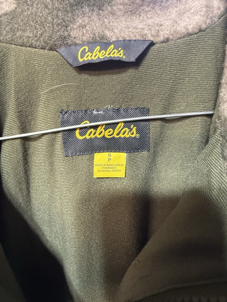 Cabela's wool camo jacket