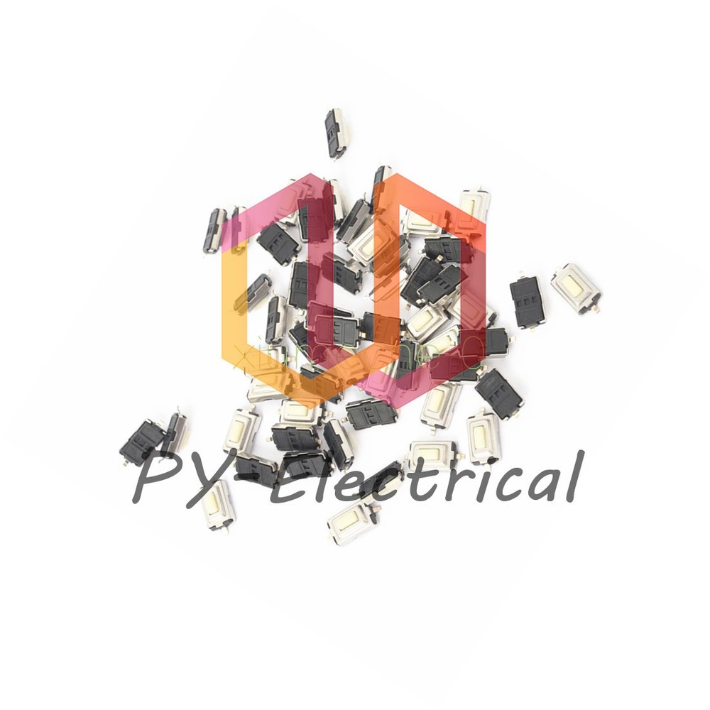 200pcs 3X6X2.5mm Tactile Push Button Switch Tact Switch Micro Switch 2-Pin SMD