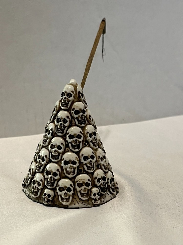 Skulls Decor or Incense Holder Set
