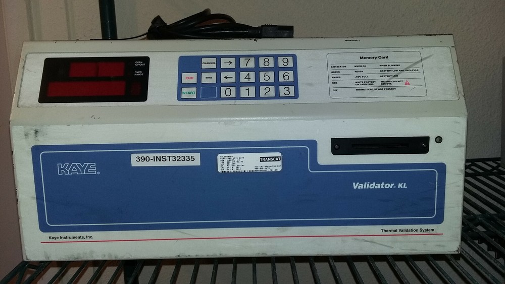 KAYE Validator KL X1360 Thermal Validation System